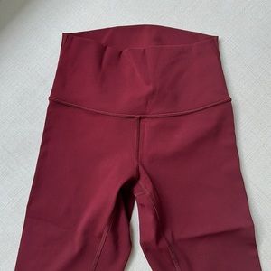Lululemon Wunder Train Crop Leggings